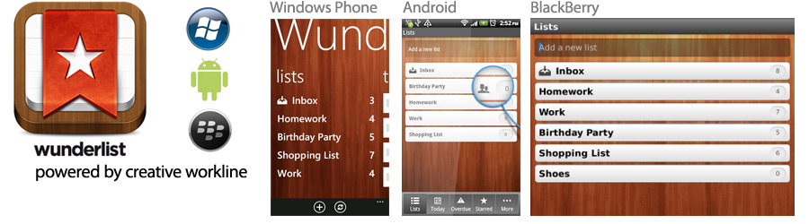 Wunderlist App Entwicklung